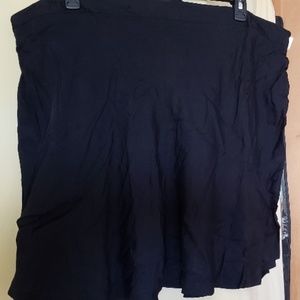 Plus Size Black Skirt